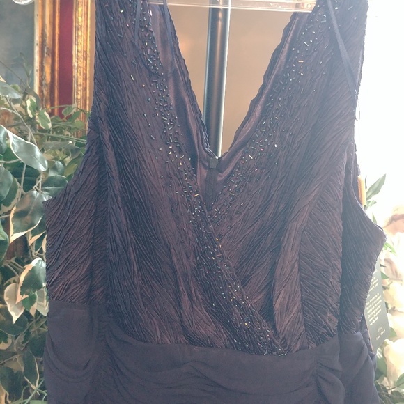 NWT SZ 4XL GORGEOUS DARK BLUE BEADADED FORMAL WITH JACKET - Picture 4 of 9